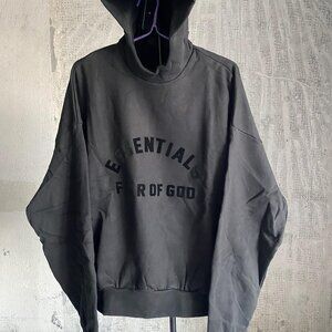 Fear of God Essentials Hoodie Jet Black